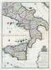 Historic Map : Italy, Sicily (Italy) 1738 Les Royaumes De Naples et De Sicile. , Vintage Wall Art