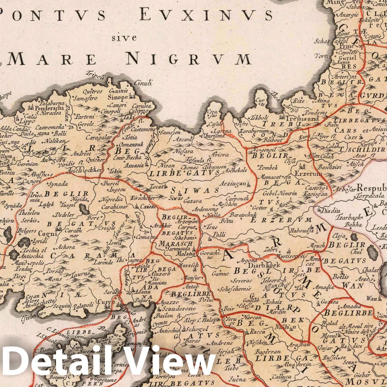 Historic Map : Turkey, 1771 Turcia Asiatica exhibems Natoliam Modernam. , Vintage Wall Art