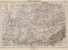 Historic Map : Kentucky, 1874 Planche III. Kentucky et Tennessee. , Vintage Wall Art