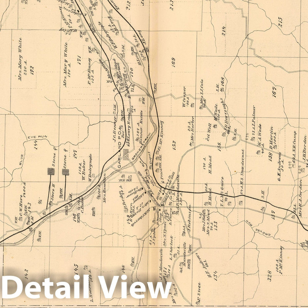 Historic Map : 1878 Pittsfield, Warren County, Pennsylvania. Lottsville. East Branch. Fagundus. Chandlers Valley. - Vintage Wall Art