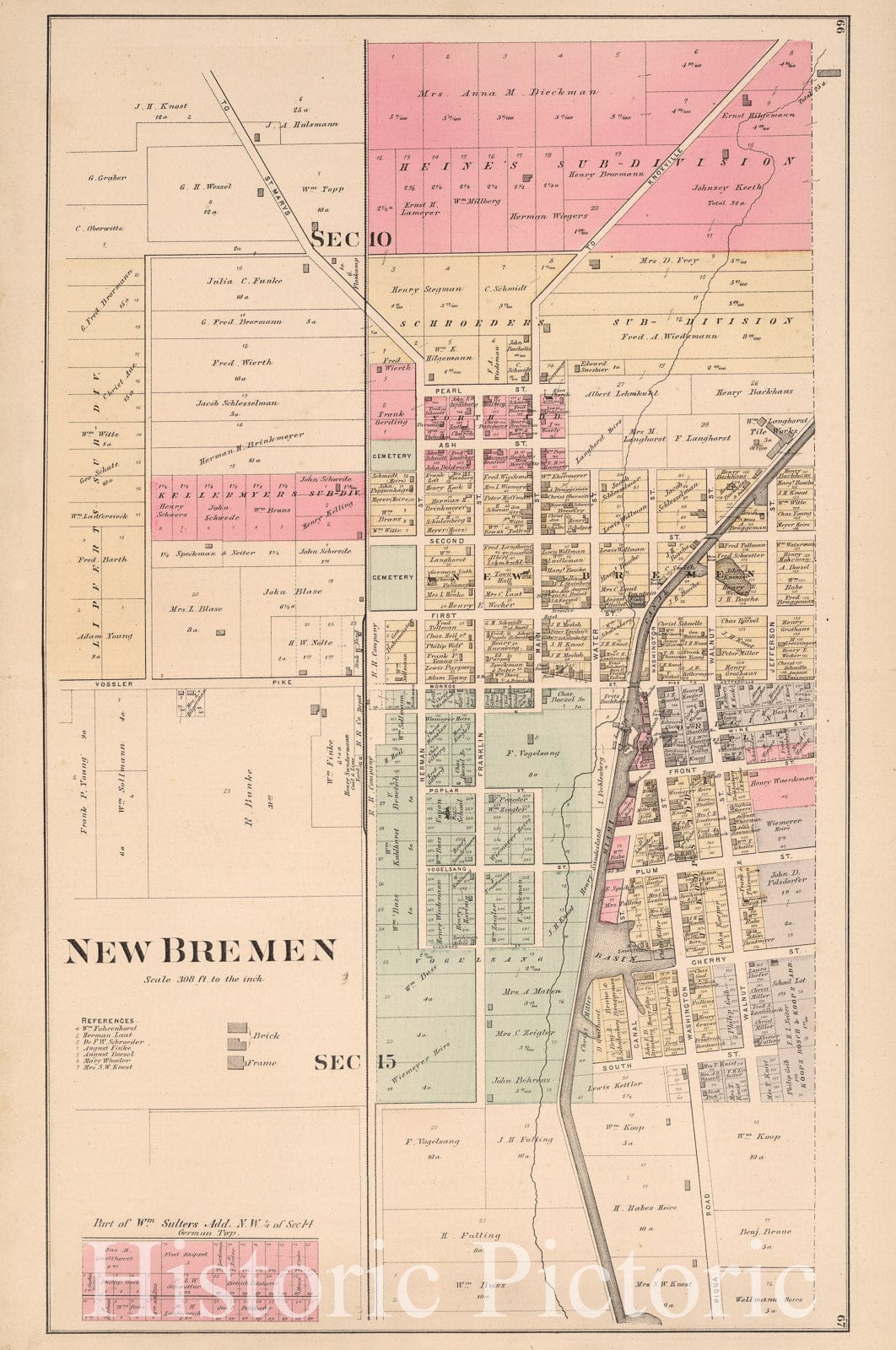 New Bremen Ohio Map