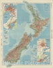 Historic Map : 1958 New Zealand. Plate 11, v.1 - Vintage Wall Art