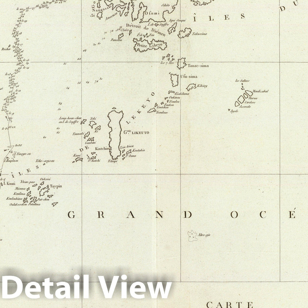 Historic Map : China; Japan, , Asia 1797 Mers, Chine, Tartarie. 1. , Vintage Wall Art