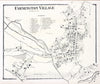 Historic Map : 1871 Farmington Village, Strafford County, New Hampshire. - Vintage Wall Art