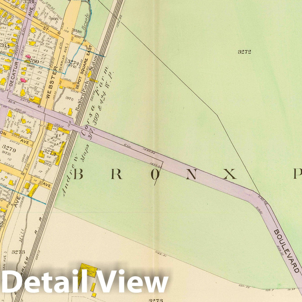 Historic Map : City Atlas - 1893 31, Ward 24. - Vintage Wall Art