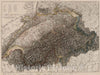 Historic Wall Map : Switzerland, Alps 1824 Gebiet der Schweitzerischen Eidgenossenschaft. Berlin. 1824 von R.v.L , Vintage Wall Art