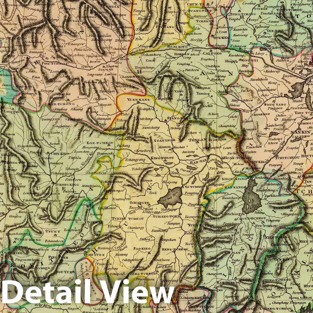 Historic Map : 1831 China. - Vintage Wall Art