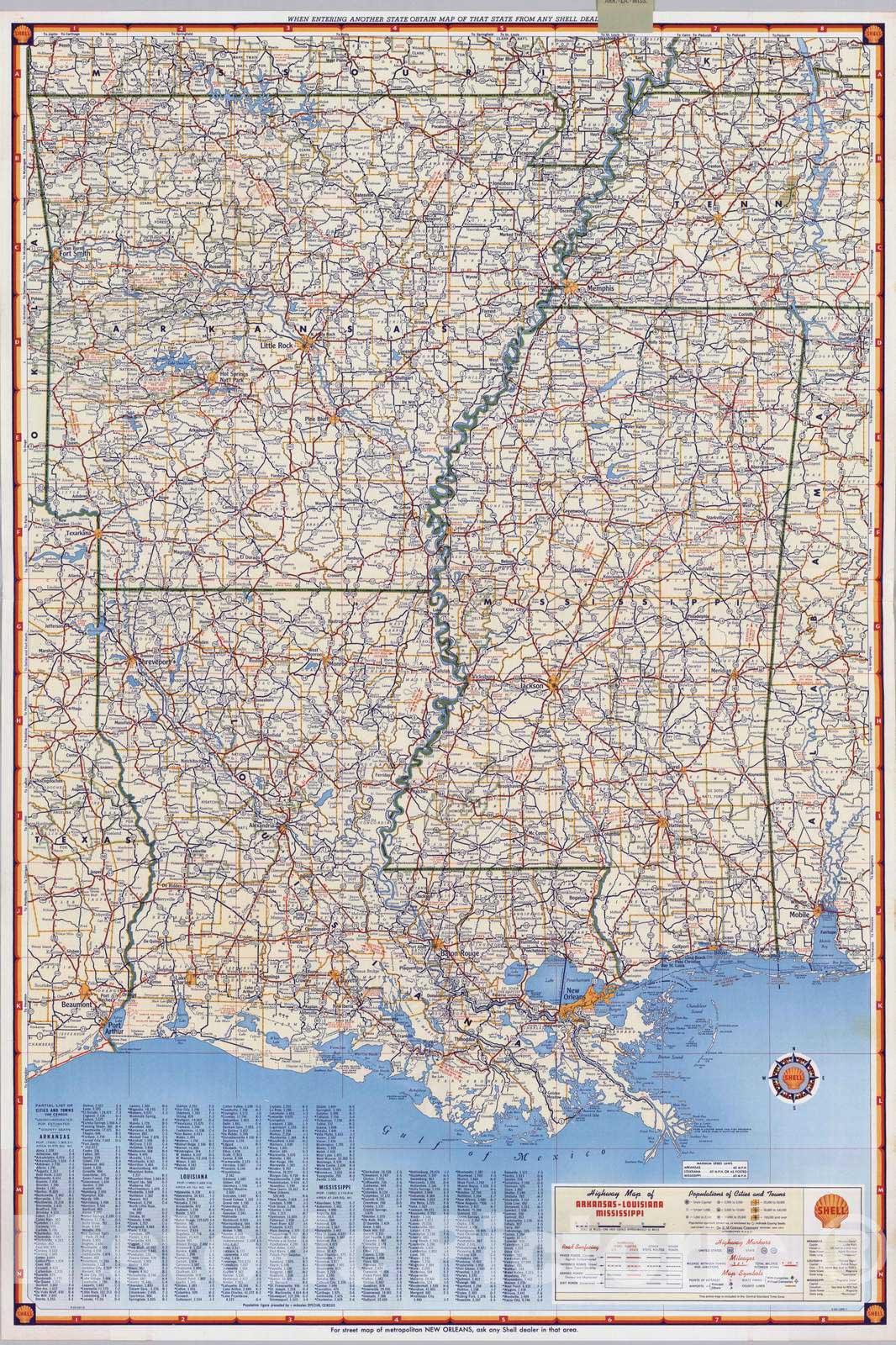 Map Of Highway 7 Arkansas - 578400 1wmark 