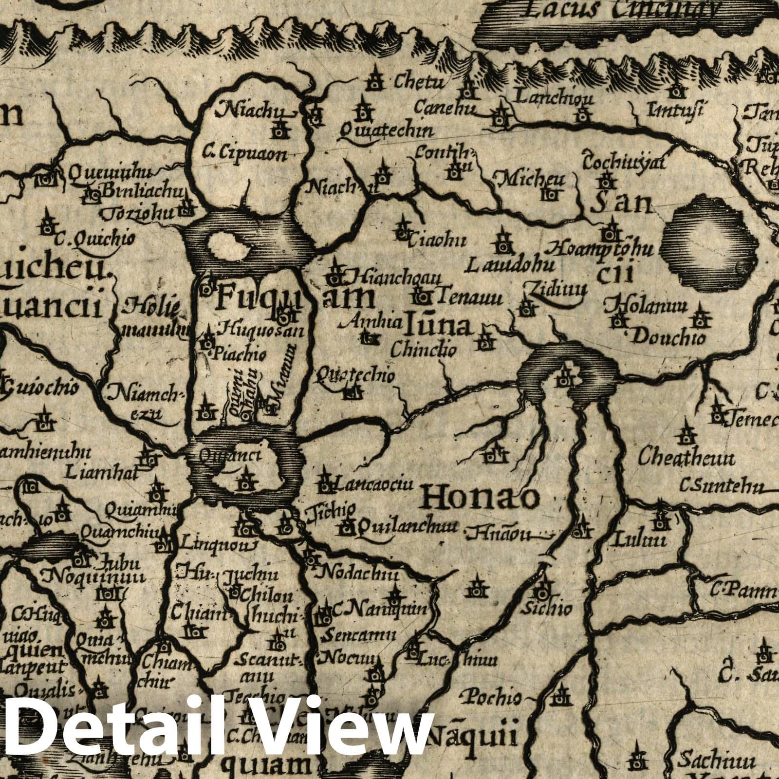 Historic Map : China. (to accompany) Atlas Minor Gerardi Mercatoris, 1607 Atlas - Vintage Wall Art