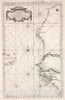 Historic Map : Western Sahara, West Africa Carte Reduite des Costes Occidentales d'Afrique, Second Feuille. , Vintage Wall Art
