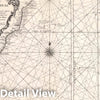 Historic Map : South Atlantic Carte Reduite de l'Ocean Meridional, 1753 Chart , Vintage Wall Art