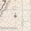 Historic Map : South Atlantic Carte Reduite de l'Ocean Meridional, 1753 Chart , Vintage Wall Art