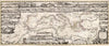 Historic Map : Mediterranean Sea Carte Nouvelle de la Mer Mediterranee. , Vintage Wall Art