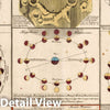 Historic Map : Moon Theoria Lunae, 1742 Celestial Atlas , Vintage Wall Art