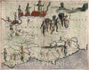 Historic Map : (Surrey, Sussex.), 1622 - Vintage Wall Art