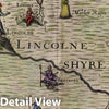 Historic Wall Map : (Lincolne Shyre), 1622 - Vintage Wall Art