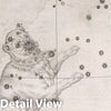 Historic Wall Map : Constellation: Canis Major, The Big Dog, 1655 Celestial Atlas - Vintage Wall Art