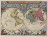 Historic Map : Nova Et Accvratissima Totius Terrarvm Orbis Tabvla, 1665 Atlas - Vintage Wall Art