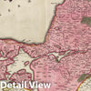 Historic Map : Denmark, Jutland (Denmark) Pars Borealior Ivti?Septentrionalis, 1665 Atlas , Vintage Wall Art