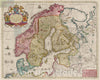 Historic Map : Sweden, Scandinavia Svecia, Dania, Et Norvegia, 1665 Atlas , Vintage Wall Art