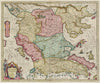 Historic Map : Greece, Macedonia, Epirvs et Achaia , Vintage Wall Art