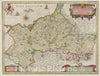 Historic Map : Germany, Atlas Maior Sive Cosmographia Blaviana, Qua Solvm, Salvm, Coelvm, Accvratissime Describvntvr. Meklenbvrg Dvcatvs, 1665 Atlas , Vintage Wall Art