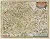 Historic Map : Germany, Atlas Maior Sive Cosmographia Blaviana, Qua Solvm, Salvm, Coelvm, Accvratissime Describvntvr. Westphalia Ducatus, 1665 Atlas , Vintage Wall Art