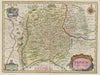 Historic Map : Germany, Atlas Maior Sive Cosmographia Blaviana, Qua Solvm, Salvm, Coelvm, Accvratissime Describvntvr. Erpach Comitatvs, 1665 Atlas , Vintage Wall Art