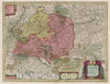 Historic Wall Map : Germany, Atlas Maior Sive Cosmographia Blaviana, Qua Solvm, Salvm, Coelvm, Accvratissime Describvntvr. Sveviae Nova Tabulam, 1665 Atlas , Vintage Wall Art