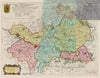 Historic Wall Map : Belgium, Castellaniae Cortvriacensis Tabvla, 1665 Atlas , Vintage Wall Art