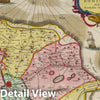 Historic Map : Netherlands, Atlas Maior Sive Cosmographia Blaviana, Qua Solvm, Salvm, Coelvm, Accvratissime Describvntvr. Groninga Dominivm , Vintage Wall Art