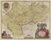 Historic Map : France, Paris Region, France Le Govvernement De L'Isle De France, 1665 Atlas , Vintage Wall Art