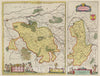 Historic Map : [Left] Lovdonois Lavdvnvm; [Right] Mirebalais, 1665 Atlas - Vintage Wall Art