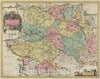 Historic Map : France, Orleans Region, France Gouvernement General Dv Pays Orleanois, 1665 Atlas , Vintage Wall Art