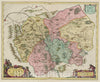 Historic Map : France, Atlas Maior Sive Cosmographia Blaviana, Qua Solvm, Salvm, Coelvm, Accvratissime Describvntvr. L'Evesch?D'Aire, 1665 Atlas , Vintage Wall Art