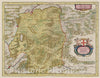 Historic Map : Italy, Savoy Region (Italy) Sabavdia Dvcatvs Savoye, 1665 Atlas , Vintage Wall Art