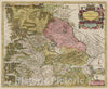 Historic Map : Italy, Piedmont, Italy Piemonte Et Monferrato, 1665 Atlas , Vintage Wall Art
