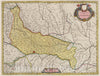 Historic Map : Italy, Cremona Region (Italy) Atlas Maior Sive Cosmographia Blaviana, Territorio Di Cremona, 1665 Atlas , Vintage Wall Art