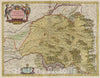 Historic Map : Italy, Bergamo Region (Italy) Atlas Maior Sive Cosmographia Blaviana, Territorio Di Bergamo, 1665 Atlas , Vintage Wall Art