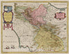 Historic Map : Italy, Naples Region (Italy) Contado Di Molise et Principato Vltra , Vintage Wall Art