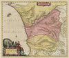 Historic Map : Congo, , Africa Atlas Maior Sive Cosmographia Blaviana, Regna Congo et Angola, 1665 Atlas , Vintage Wall Art