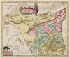 Historic Wall Map : China, Atlas Maior Sive Cosmographia Blaviana, Qua Solvm, Salvm, Coelvm, Accvratissime Describvntvr. Xensi , Vintage Wall Art