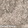 Historic Map : Evropa. Descrittione dell' Europa. Libro Primo, 1599 Atlas - Vintage Wall Art
