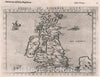Historic Map : British Isles, Europe Anglia et Hibernia nova. Descrittione dell' Isola d'Inghilterra. Libro Primo, 1599 Atlas , Vintage Wall Art