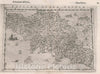 Historic Map : Italy, , Europe Toscana Nuova Tavola. Descrittione dell'Italia. Libro Primo, 1599 Atlas , Vintage Wall Art