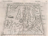 Historic Wall Map : Europe, Northern Schonlandia Nuova. Descrittione Della polonia. Libro Primo, 1599 Atlas , Vintage Wall Art
