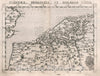 Historic Map : Europe, Western Flandria Barbantia et Holanda nova, 1561 Atlas , Vintage Wall Art