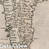 Historic Wall Map : India, , Asia Calecvt Nuova Tavola. Calecvt, Ventesimasettima tavola nvova, 1561 Atlas , Vintage Wall Art