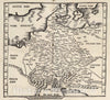 Historic Map : Germany, (Germania). De Boemia. Claudii Ptolemaei Alexandrini Geographicae , 1541, Vintage Wall Art