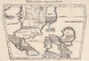 Historic Map : Southeast Asia Tabula nova Indiae orientalis & meridionalis, 1541 Atlas , Vintage Wall Art